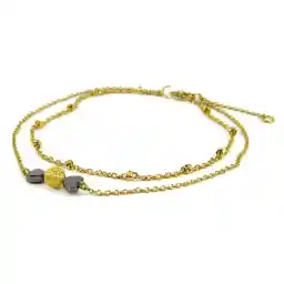 پابند طلا 18 عیار زنانه مانچو مدل Ag002