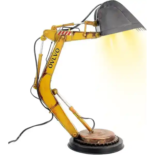 Schreibtischlampe für Kinder, Kreatives Digger Schreibtisch Lampe Bagger Nachtlicht Tisch Leselicht für Kinder