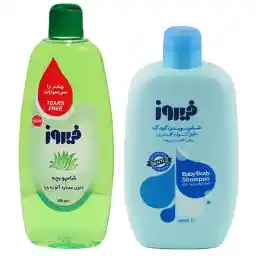 شامپو بدن و شامپو بچه فیروز مدل A50 حجم 300 میلی لیتر