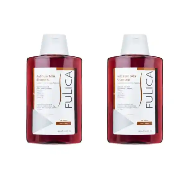 شامپو تقویت‌کننده و ضد ریزش مو فولیکا مدل 01 حجم 200 میلی‌لیتر بسته 2 عددی