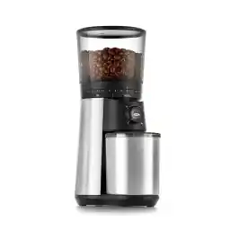 OXO Brew Conical Burr Coffee Grinder - Silver, Stainless Steel Burrs, One-Touch Automatic Smart Grind