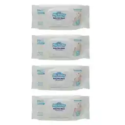 دستمال مرطوب کودک مای بیبی مدل sensitive بسته 4 عددی