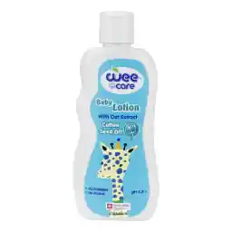 لوسیون بدن کودک وی کر مدل عصاره جو و روغن پنبه دانه حجم 200 میلی لیتر