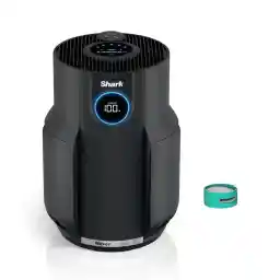 Shark Air Purifier for Home, NeverChange, for Large Room, HEPA-Exceeding Filter, Captures Pollutants, Pet Dander, Dust, Odor, Smoke, and More, Odor Neutralizer, HP152, Charcoal