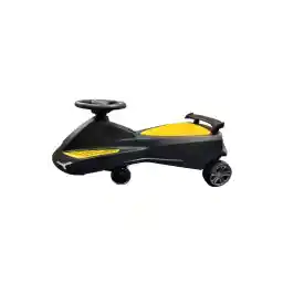 Lamborghini Swing Car Ride On with Lights and Sounds -Black