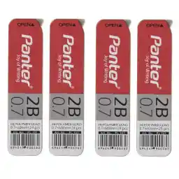 نوک مداد نوکی 0.7 میلی متری پنتر مدل Highpolymer بسته 4 عددی