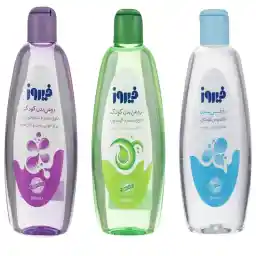 روغن بدن کودک فیروز مدل آلوئورا، اسطوخودوس و نارگیل حجم 200 میلی لیتر مجموعه 3 عددی