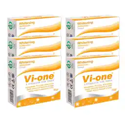 پودر سفید کننده دندان وی وان مدل Orange وزن 50 گرم مجموعه 6 عددی