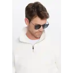 Tudors Unisex Relax Fit Rahat Kesim Pamuklu Içi Polarlı Yarım Fermuarlı Beyaz Dik Yaka Sweatshirt