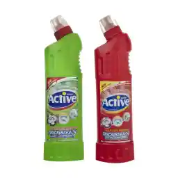 مایع سفید کننده غلیظ سطوح اکتیو مدل 2in1 حجم 750 میلی لیتر مجموعه 2 عددی