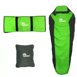 کیسه خواب سافاری مدل s200 adventure به همراه زیر انداز و بالش سفری