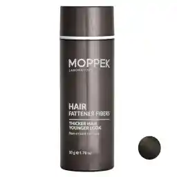 پودر پرپشت کننده مو موپک مدل FIBER وزن 50 گرم رنگ مشکی