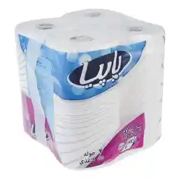 دستمال حوله ای 140 برگ پاپیا مدل Soft بسته 4 عددی