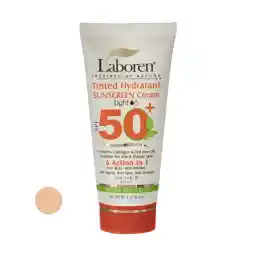 کرم ضد آفتاب رنگی لابورن +SPF50 کد 01 حجم 50 مناسب پوست های چرب حجم 50 میلی‌لیتر