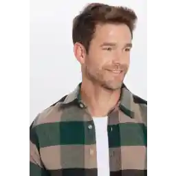 Tudors Men's Slim Fit Slim Fit Lumberjack Checked Winter Shirt