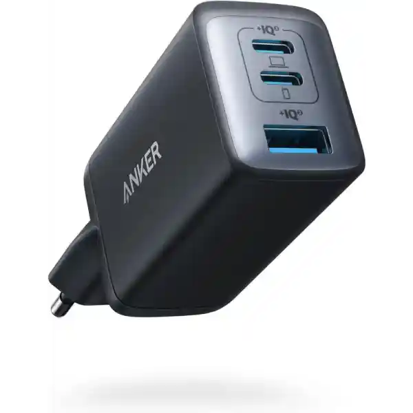 Anker Oplader 735 (Nano II 65 W), USB-C-oplader, PPS 3-poorts compacte opvouwbare snellader voor MacBook Pro/Air, iPad Pro, Galaxy S20/S10, Dell XPS 13, Note 20/10+, iPhone 15/15 Pro, Pixel