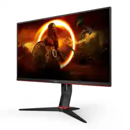 AOC Gaming 27G2SP 27-inch FHD Monitor, 165 Hz, 1920 x 1080, FreeSync Premium (1920 x 1080, VGA, HDMI, DisplayPort) Black/Red