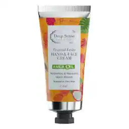 كرم مرطوب كننده دست و صورت دیپ سنس حاوی عصاره میوه های استوایی حجم 60 میل