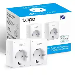 TP-link Tapo Smart WiFi-stopcontact Tapo P110 met energieverbruiksregeling, smart home Alexa-stopcontact, werkt met Alexa, Google Home, spraakbesturing, toegang op afstand, geen hub nodig 2 pack