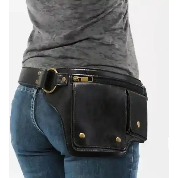 Motorfiets Heuptas – Retro Outdoor Sport Verstelbare Buideltas, Mode Fanny Pack, Trendy Heuptas voor Mannen en Vrouwen, Ideaal voor Festivals en Reizen