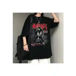 Touz تي شيرت My Vision Nana مطبوع باللون الأسود للجنسين