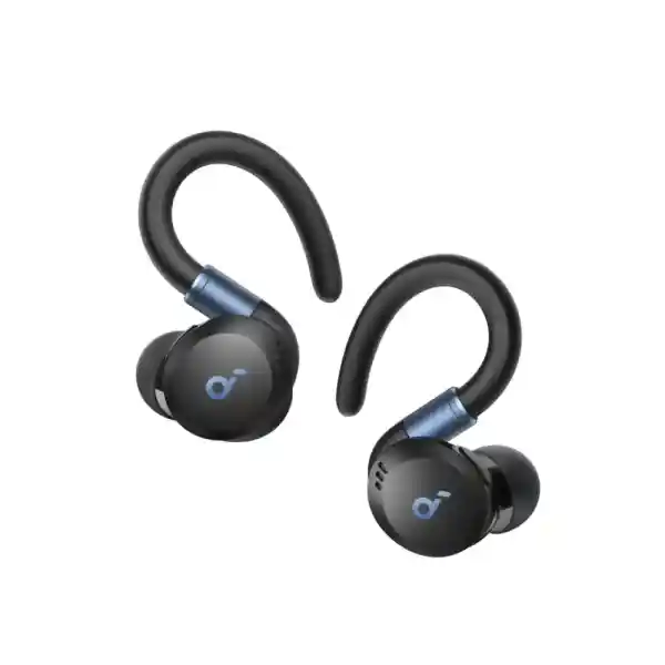 Soundcore Sport X20 by Anker, True-Wireless Workout Earbuds, Rotatable and Extendable Ear Hooks, Noise Cancelling, Deep Bass, IP68 Waterproof, Sweatproof, Dustproof, 48H Play, Sport Earbuds for Gym