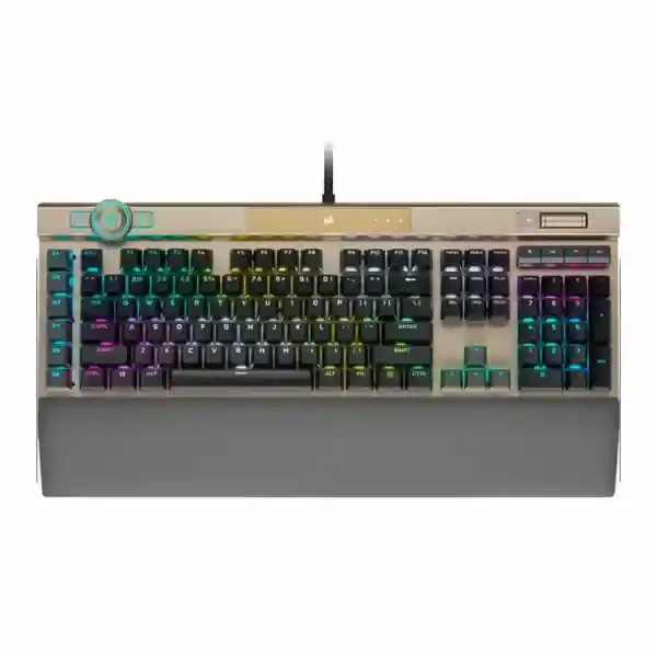 Corsair K100 RGB Midnight Gold OPX Optical-Mechanical Gaming Keyboard
