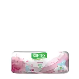 نوار بهداشتی بالدار بزرگ سافتکس Softex بسته 10 عددی