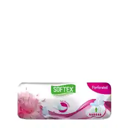 نوار بهداشتی بالدار بزرگ و مشبک سافتکس Softex بسته 10 عددی