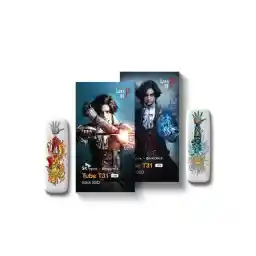 SK Hynix Tube T31 Stick SSD Lies of P Limited Edition (1TB X 2) - High-Speed External Solid State Drive with DRAM, Up to 1000MB/S, USB-A 3.2 Gen2, Compatible with Windows PC, Mac, PS4, PS5, Xbox