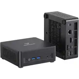 MINISFORUM UM690 Slim Mini PC,AMD Ryzen 9 6900HX,32GB DDR5 1TB PCIe4.0 SSD,AMD Radeon 680M Mini Desktop Computer, Support 8K@60Hz HDMI 2.1/DP1.4/USB4 Output,4xUSB 3.2 Type A,Wifi6E&BT5.3