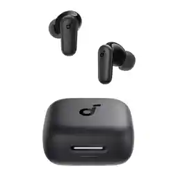Soundcore P30i by Anker Noise Cancelling Earbuds, Strong and Smart Noise Cancelling, Powerful Bass, 45H Playtime, 2-in-1 Case and Phone Stand, IP54, Wireless Earbuds, Bluetooth 5.4 (Black)