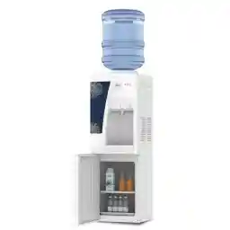 Nikai 16L Hot & Cold-Water Dispenser with Refrigerator | High-Efficiency Compressor Cooling | Anti-Bacterial Stainless-Steel Tank | Low Noise & Anti-Spill Design | Paper Cup Storage | NWD1206NK