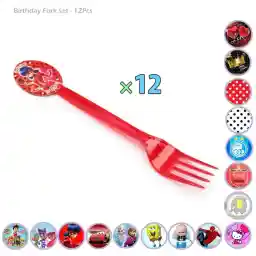 چنگال 12 عددی تم تولد