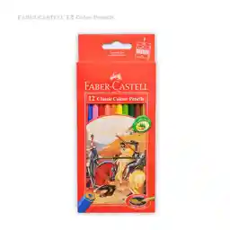 مداد رنگی 12 رنگ جعبه مقوایی فابر کاستل (اورجینال)
