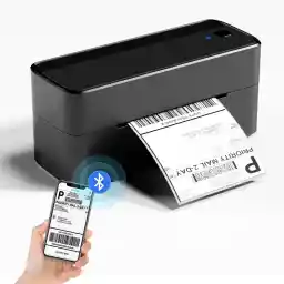 Phomemo DHL Bluetooth-labelprinter, thermische printer, 4XL, labelprinter voor Mac/PC, verzendlabelprinter voor barcode, Amazon, Ebay, Etsy & Shopify, DHL ups - zwart