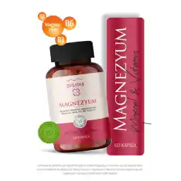 Erbatab Magnezyum 3 Lü Form (BİSGLİSİNAT, SİTRAT, MALAT) & Vitamin B2 , B3 , B6 - 60 Kapsül