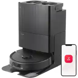 roborock Qrevo Curv Robot Vacuum and Mop, 18,500Pa Suction, Zero-Tangling, DuoDivide Main Brush, FlexiArm Arc Side Brush, FlexiArm Mop, AdaptiLift Chassis, Auto Mop Washing & Drying, Self-Emptying