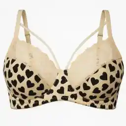 سوتین فنردار زنانه ماییلدا مدل هارنس دار قلب قلبی کد 5551