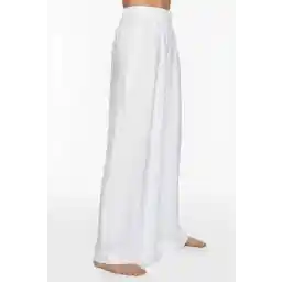 Oysho % 100 keten tailored fit pantolon