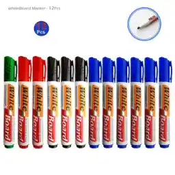 بسته 12 عددی ماژیک وایت برد سرگرد رنگ جور