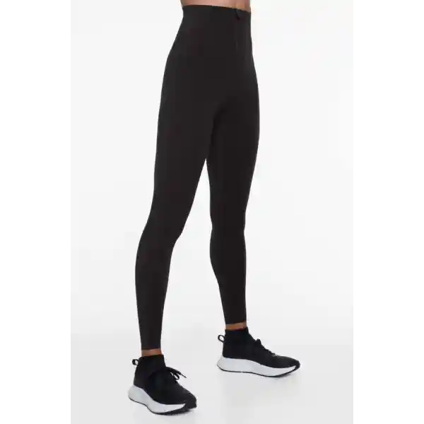 Oysho Compressive super high rise fermuarlı 65 cm bilek hizasında tayt