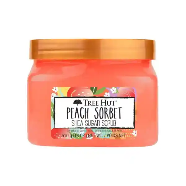 Peach Sorbet Shea Sugar Exfoliating & Hydrating Body Scrub 510 Gm