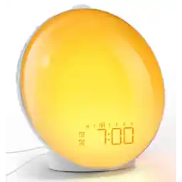 Lichtwekker zonsopgang zonsondergang simulatie daglichtwekker op volledig scherm met dubbele alarmen, rotatieknop, natuurlijke geluiden, snooze-functie voor volwassenen en kinderen Lichtwekker zonsopgang zonsondergang simulatie daglichtwekker op volledig scherm met dubbele alarmen, rotatieknop, natuurlijke geluiden, snooze-functie voor volwassenen en kinderen