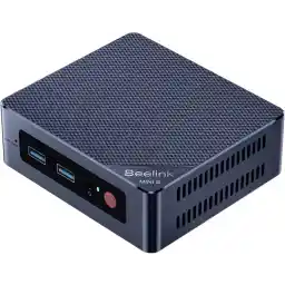Beelink MINI-S12 Mini PC, 12th Gen Intel Alder Lake-N95 Processor (up to 3.40GHz) Mini Computer, 16GB RAM 500GB SSD Business Mini Desktop PC, Dual HDMI/WiFi 5/BT 4.2/RJ45/WOL/Auto Power On