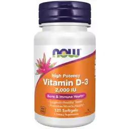 Now Foods Vitamin D-3 2000Iu, 120 Softgels