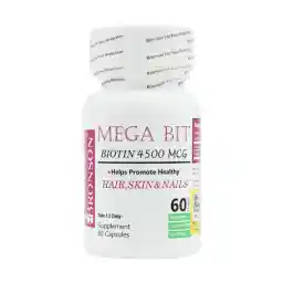 کپسول بیوتین مگابیت 4500 میکروگرم برونسون 60 عدد