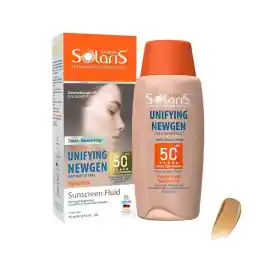 فلوئید ضدآفتاب SPF 50 بژ طبیعی مدل Unifying Newgen حجم 75 میل آردن سولاریس