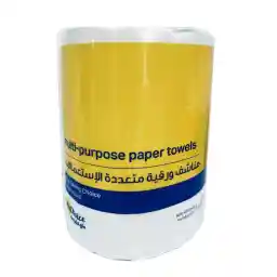 ماي شويس مناديل ورقية متعددة الأغراض بيضاء بطبقة واحدة 1000 منديلا 1 لفافة