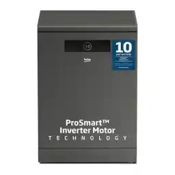 بيكو غسالة صحون قائمة بذاتها 15 مجموعة، 11 برنامج، 3 رفوف، تصنيف طاقة A++، خاصية أوتودوز، فتح باب أوتوماتيكي، محرك عاكس، BDEN38533GC - رمادي